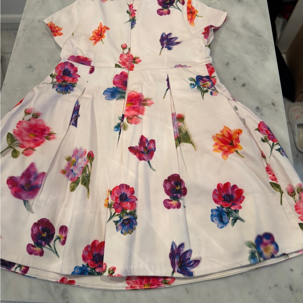 Girls Simonetta Floral Kids Dress - Multicolor